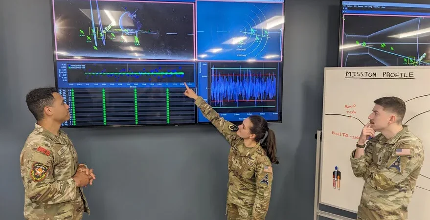 Guardians assigned to Space Delta 11 conduct a simulated mission planning session at Schriever Space Force Base in Colorado. Credit: Space Training and Readiness Command